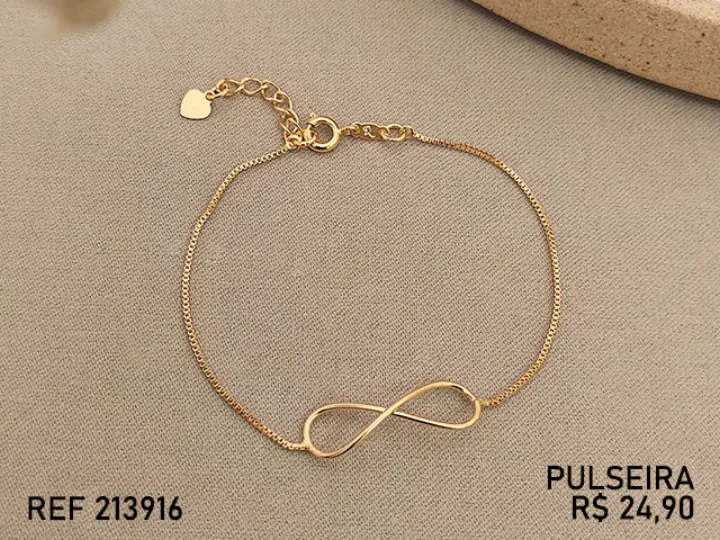 249629 FOLH PULS.VENEZ.SIMBOLO DO INFINITO LISO