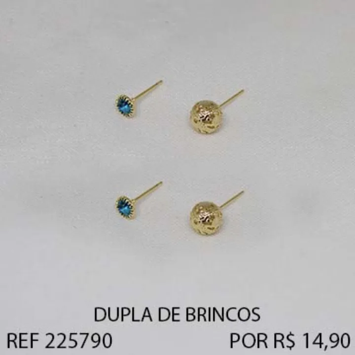 242309FOLH.CONJ.2 PCS BR.FIXO STRS.VARIAS GARRAS(
