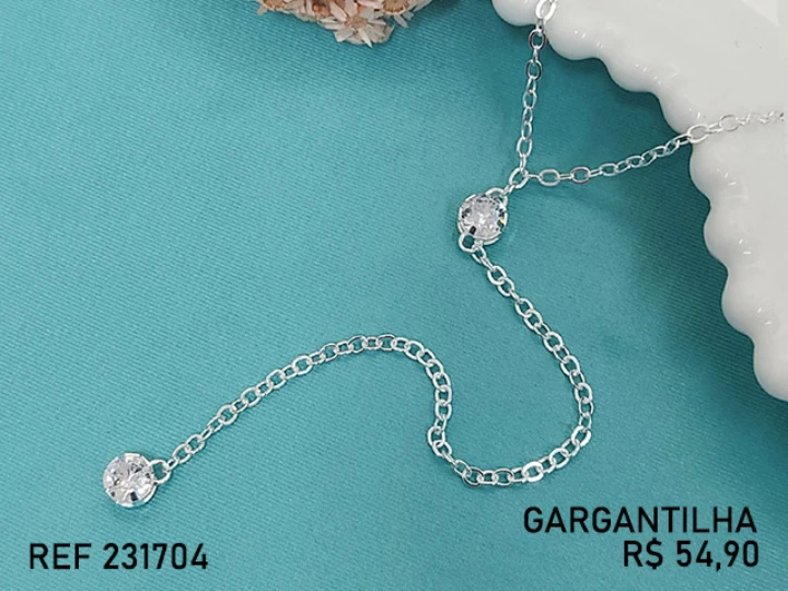 242311PTA LEVE GARG ELOS CADEADOS 2 ZIRCONIA R