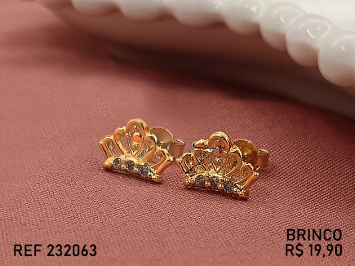 242309FOLH.BR.FIXO COROA TRABALHADA COM 3 ZIR