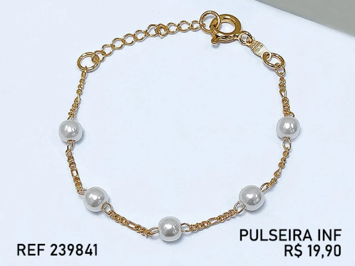 245599 FOLH PULS.BABY ELOS FINOS 6 PEROLAS